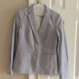 Banana republic seersucker blazer